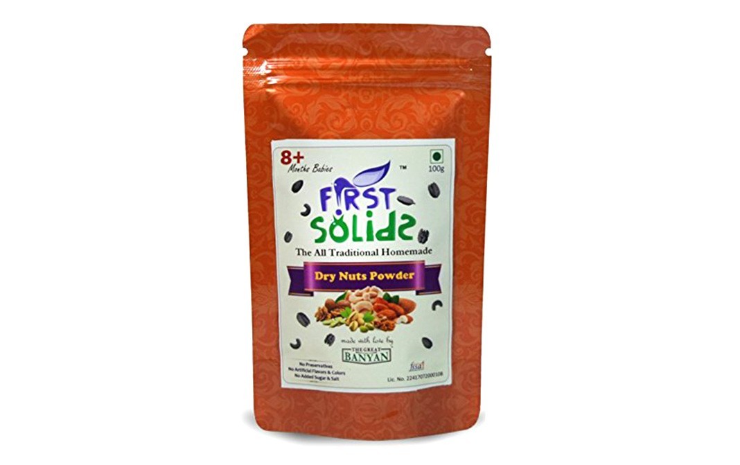 First Solids Dry Nuts Powder, 8+ Months Babies   Pack  100 grams